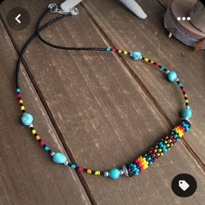 Rope beaded necklace